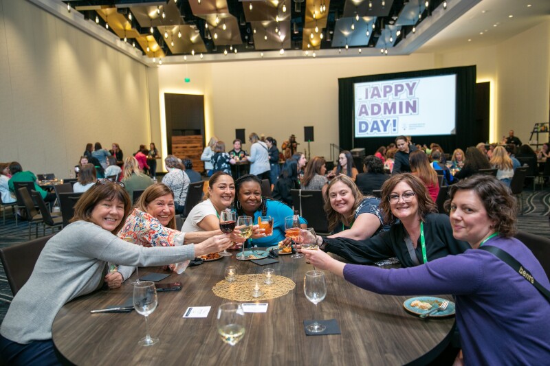 EA Ignite attendees during Admin Day reception EA Ignite attendees during Admin Day reception